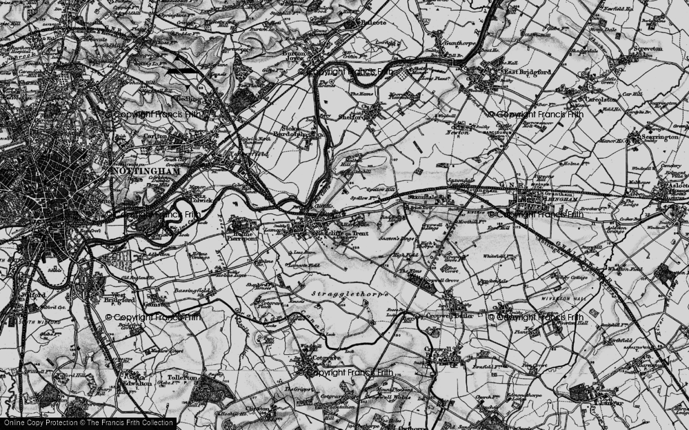 Old Map of Harlequin, 1899 in 1899