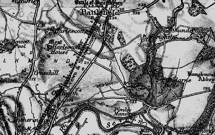 Old map of Harlescott in 1899