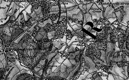 Old map of Harmer Green in 1896