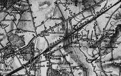 Old map of Harold Wood in 1896
