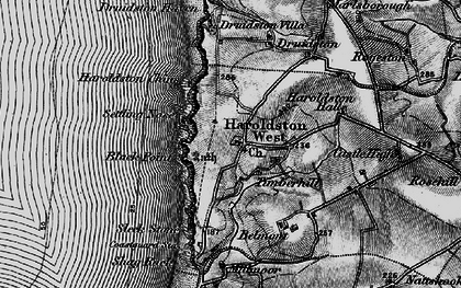 Old map of Haroldston West in 1898