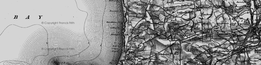 Old map of Haroldston West in 1898