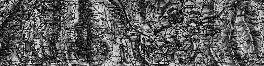 Old map of Harper's Gate in 1897