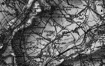 Old map of Harperley in 1898