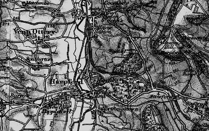 Old map of Harpford in 1897