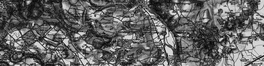 Old map of Harpsden Bottom in 1895