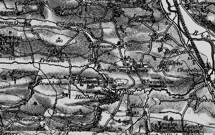 Old map of Harracott in 1898