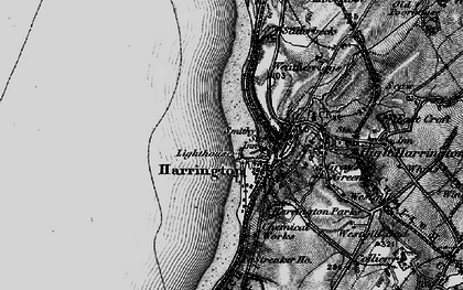 Old map of Harrington in 1897