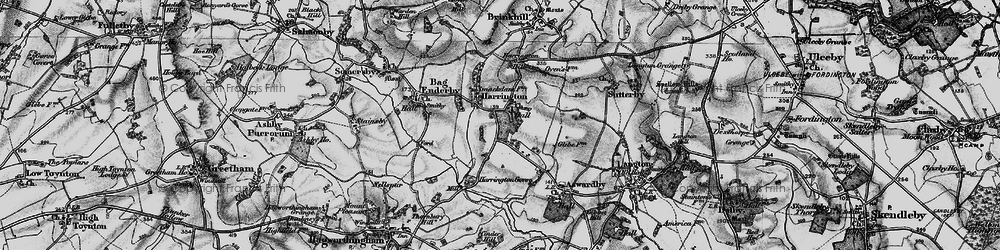 Old map of Harrington in 1899