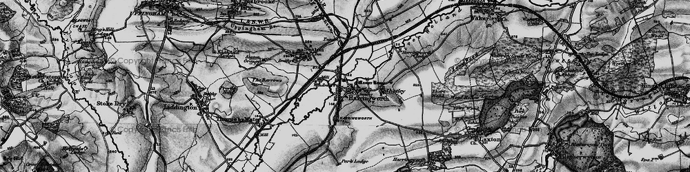 Old map of Harringworth in 1898