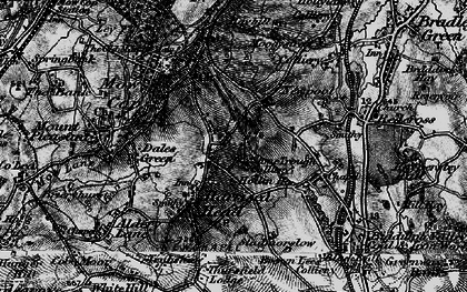 Old map of Harriseahead in 1897