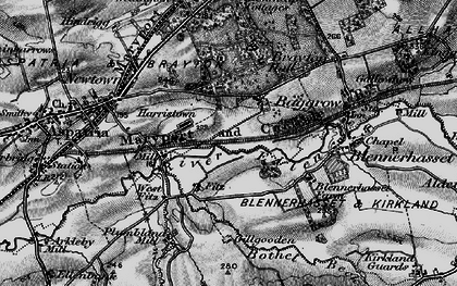 Old map of Harriston in 1897
