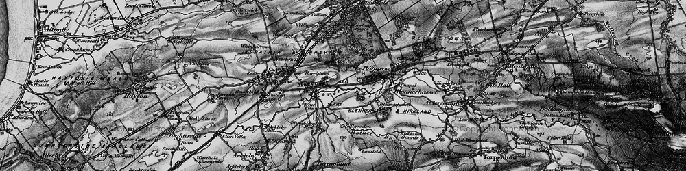 Old map of Brayton Park in 1897
