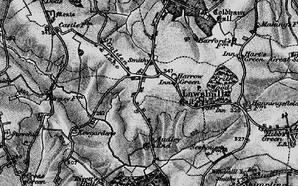 Old map of Harrow Green in 1898