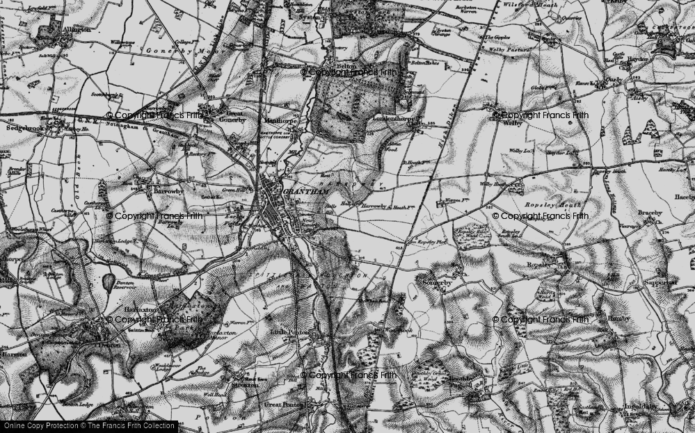 Old Maps of Harrowby, Lincolnshire - Francis Frith