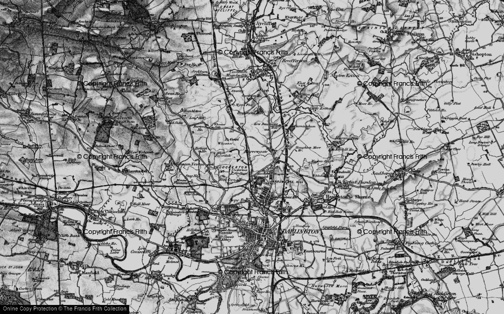 Old Map of Harrowgate Village, 1897 in 1897