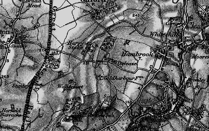Old map of Harry Stoke in 1898