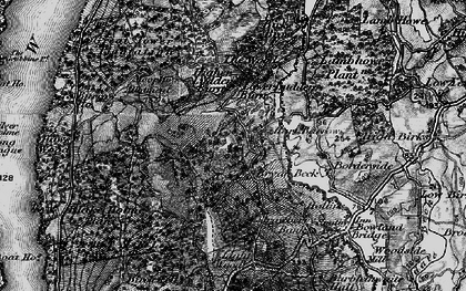 Old map of Blake Holme Plantation in 1897