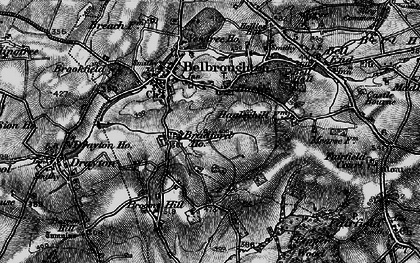 Old map of Hartle in 1899