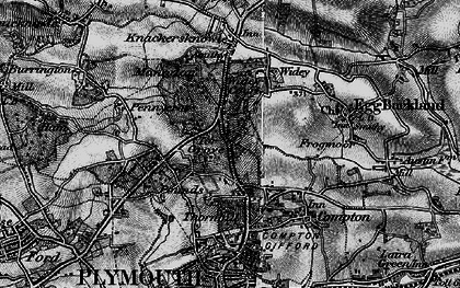 Old map of Hartley in 1896