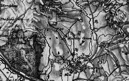 Old map of Hartley Green in 1897