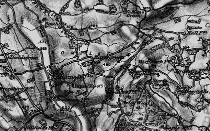 Old map of Arley Wood in 1899