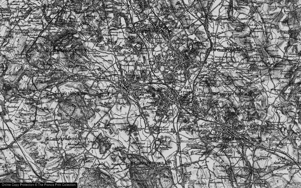 Old Map of Hartshill, 1897 in 1897
