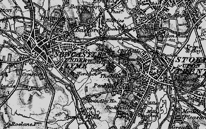 Old map of Hartshill in 1897