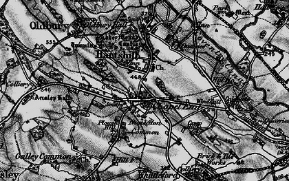 Old map of Hartshill in 1899