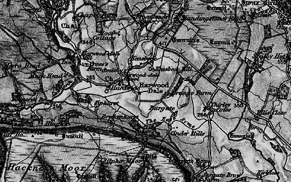 Old map of Barns Cliff in 1897