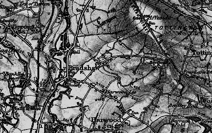 Old map of Harwood Lee in 1896