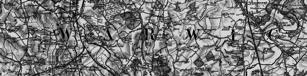 Old map of Haseley Green in 1898