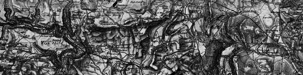 Old map of Birchill Bank Wood in 1896