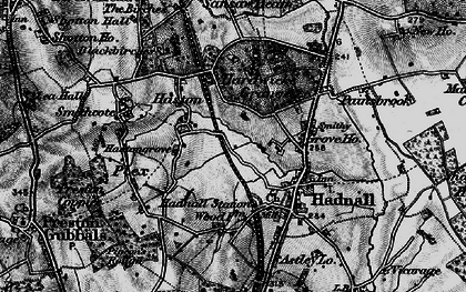 Old map of Plex in 1899