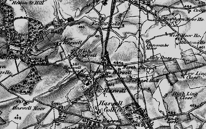 Old map of Haswell in 1898