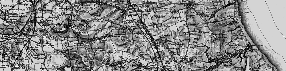 Old map of Haswell Moor in 1898