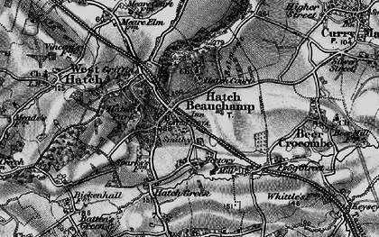 Old map of Hatch Beauchamp in 1898