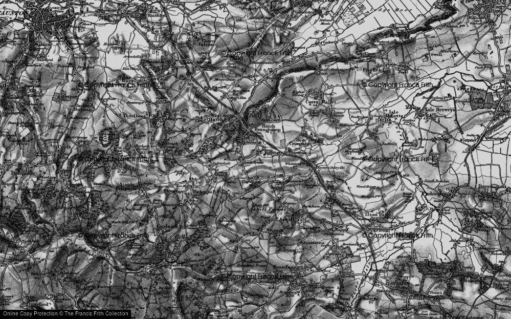 Old Map of Hatch Green, 1898 in 1898