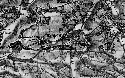 Old map of Bradley's Corner in 1899