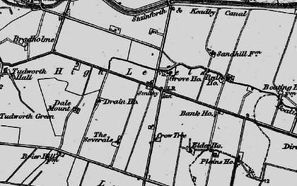 Old map of Hatfield Chase in 1895