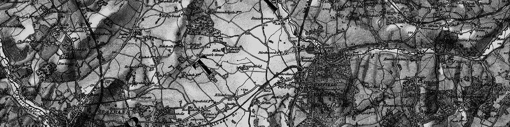 Old map of Hatfield Garden Village in 1896
