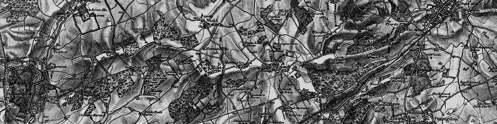 Old map of Hattingley in 1895