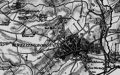 Old map of Hatton Park in 1898