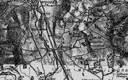 Old map of Wooler Water in 1897