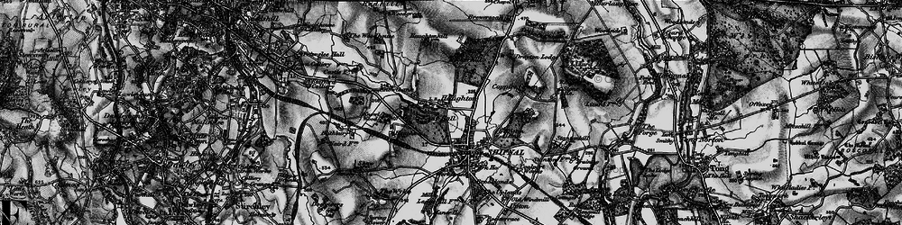 Old map of Aston Coppice in 1897
