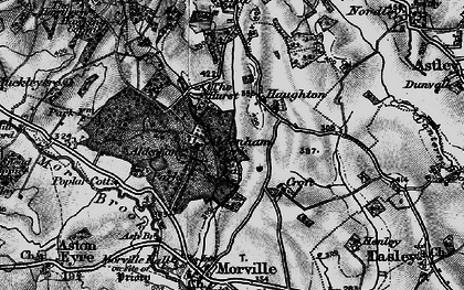 Old map of Aldenham Park in 1899