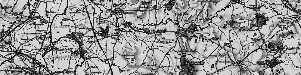 Old map of Haunton in 1898