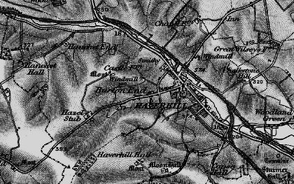 Old map of Haverhill in 1895