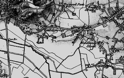 Old map of Havyatt in 1898