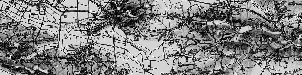 Old map of Havyatt in 1898